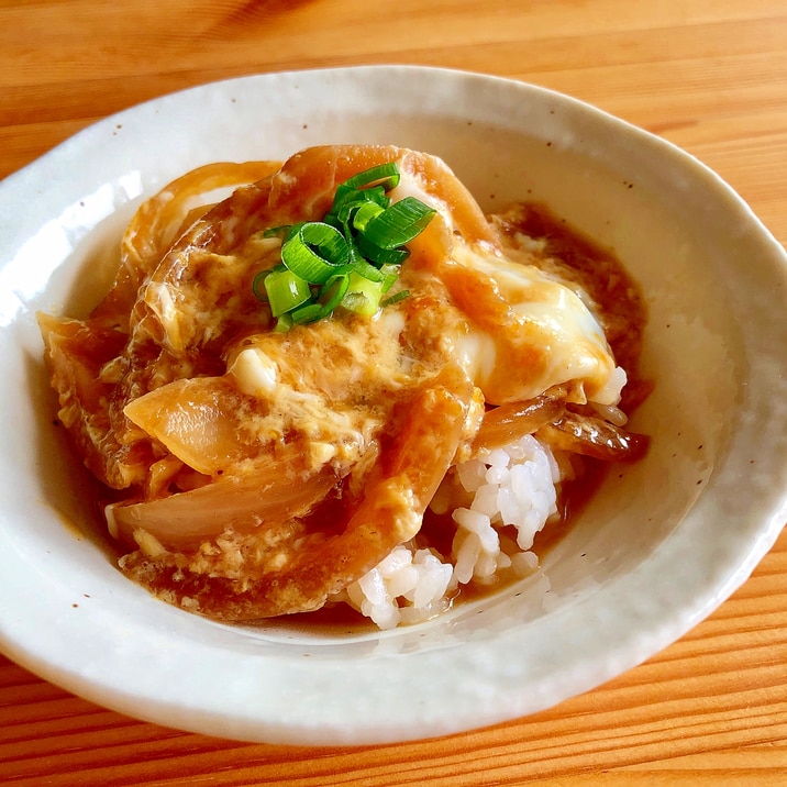 麺つゆで簡単に☆たまご丼